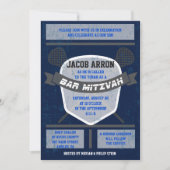 LACROSSE Bat Bar Mitzvah Uitnodiging (Voorkant)