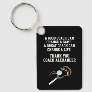 Lacrosse Bedankt Coach Sleutelhanger