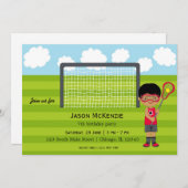 Lacrosse Birthday boy Kaart (Voorkant / Achterkant)