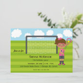 Lacrosse Birthday girl Kaart (Staand voorkant)