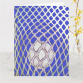 Lacrosse Birthday Kaart (Gele Bloem)