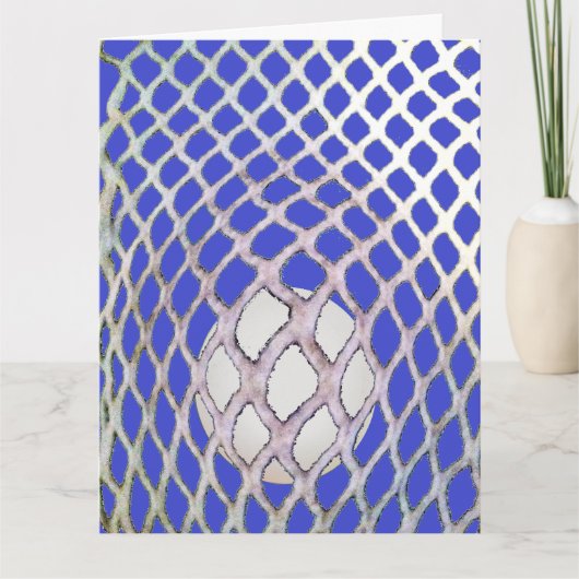 Lacrosse Birthday Kaart (Voorkant)