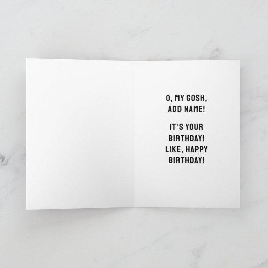 Lacrosse Birthday Kaart (Binnen)