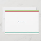 Lacrosse Birthday Party Invites - lax themed Kaart (Achterkant)