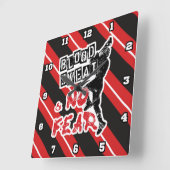 Lacrosse, bloed, zweet en geen angst vierkante klok (Hoek)