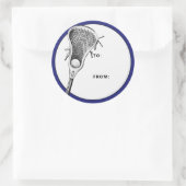 Lacrosse Blue Gift Label (Tas)