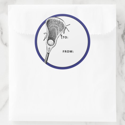 Lacrosse Blue Gift Label (Tas)