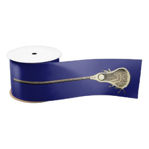 Lacrosse Blue Satin Ribbon Satijnen Lint
