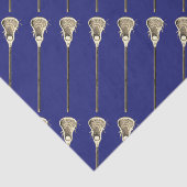 Lacrosse Blue Sports Tissue Paper Tissuepapier (Detail)