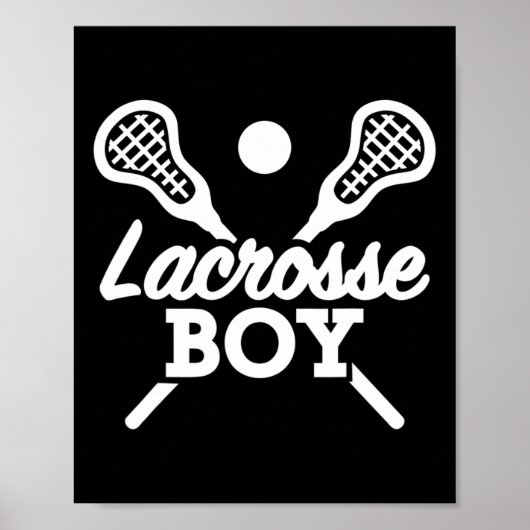 Lacrosse Boy Poster (Voorkant)