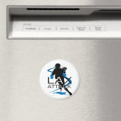 Lacrosse Boys LAX Attack Blue Magneet (Insitu (Vaatwasser))