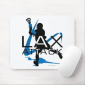 Lacrosse Boys LAX Attack Blue Muismat (Met muis)