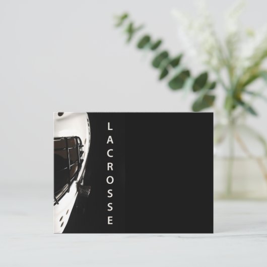 Lacrosse Briefkaart (Staand voorkant)