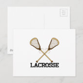 Lacrosse Briefkaart (Voorkant / Achterkant)