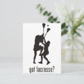 Lacrosse Briefkaart (Staand voorkant)