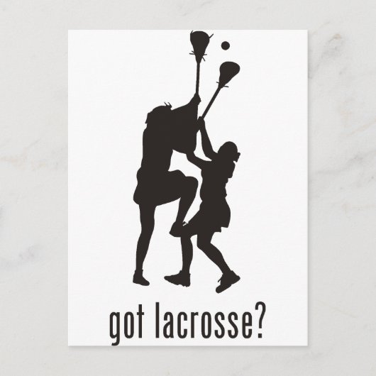 Lacrosse Briefkaart (Voorkant)