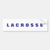 Lacrosse bumper sticker (Voorkant)