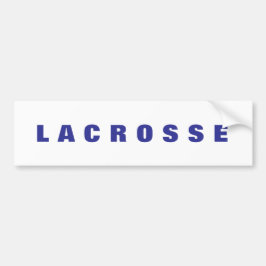 Lacrosse bumper sticker
