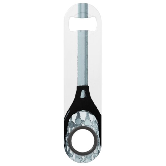 Lacrosse cadeau novelty speed flessenopener (Voorkant)