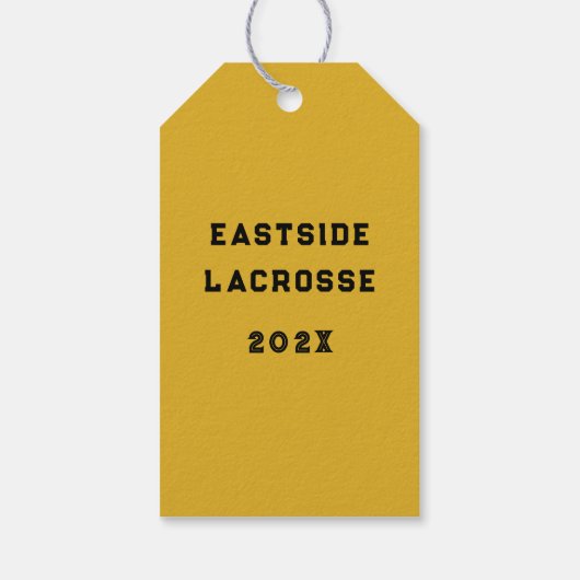 Lacrosse Cadeaulabel (Achterkant)