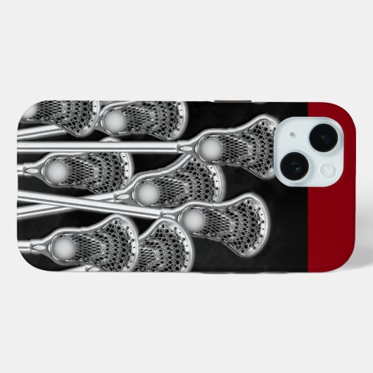 Lacrosse Case-Mate iPhone Case (Achterkant (horizontaal))