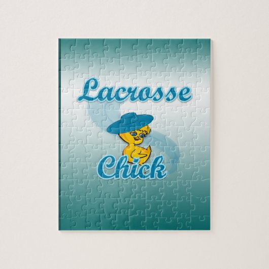 Lacrosse Chick #3 Legpuzzel (Verticaal)