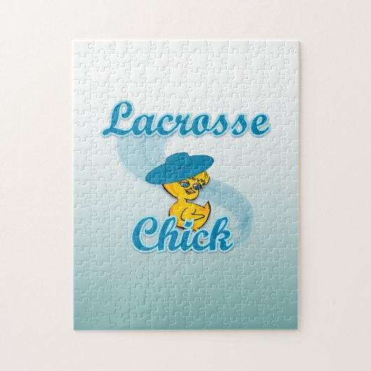 Lacrosse Chick #3 Legpuzzel (Verticaal)