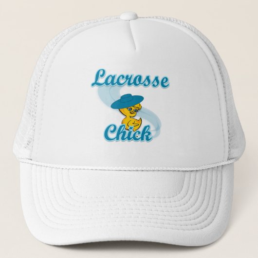 Lacrosse Chick #3 Trucker Pet (Voorkant)