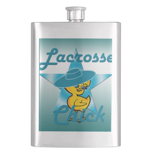 Lacrosse Chick #7 Heupfles (Voorkant)