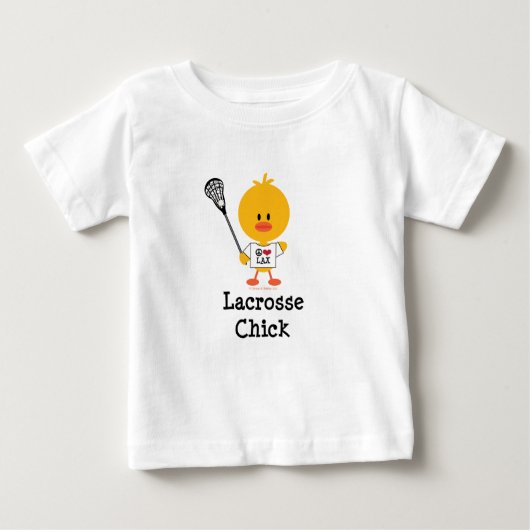 Lacrosse Chick Baby T-shirt (Voorkant)