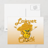 Lacrosse Chick Briefkaart (Voorkant / Achterkant)