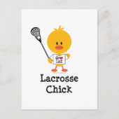 Lacrosse Chick-Briefkaart Briefkaart (Voorkant)