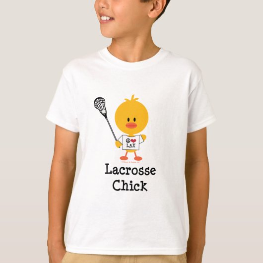 Lacrosse Chick Kinder T-shirt (Voorkant)