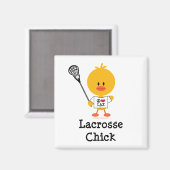 Lacrosse Chick Magnet (Voorkant / Achterkant)
