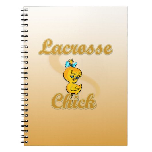 Lacrosse Chick Notitieboek (Voorkant)