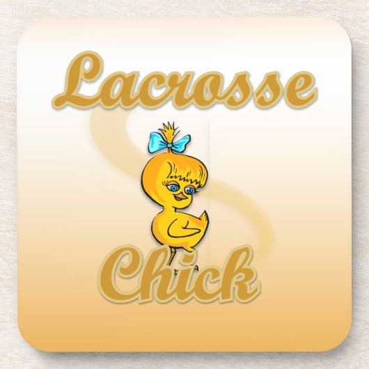 Lacrosse Chick Onderzetter (Voorkant)