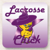 Lacrosse Chick Onderzetter (Voorkant)