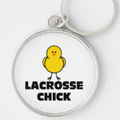 Lacrosse Chick Sleutelhanger (Voorkant)