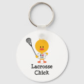 Lacrosse Chick Sleutelhanger (Voorkant)
