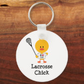 Lacrosse Chick Sleutelhanger (Voorkant)