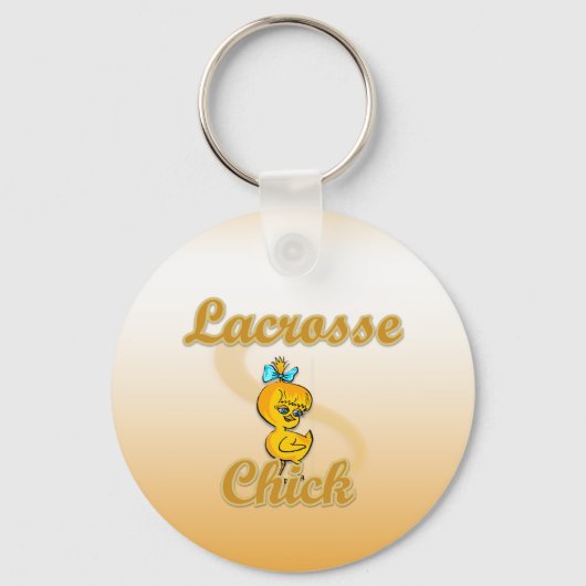 Lacrosse Chick Sleutelhanger (Voorkant)