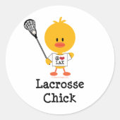 Lacrosse Chick Stickers (Voorkant)