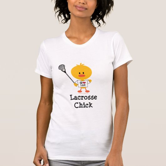 Lacrosse Chick T shirt (Voorkant)