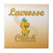 Lacrosse Chick Tegeltje (Voorkant)