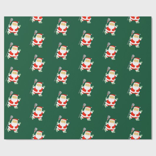 Lacrosse Christmas Cadeaupapier (Vlak)