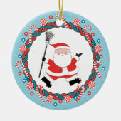 Lacrosse Christmas Collectible 2023 Keramisch Ornament (Voorkant)