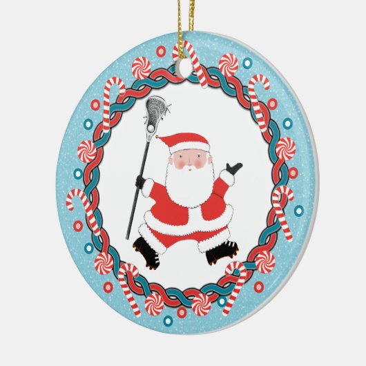 Lacrosse Christmas Collectible 2023 Keramisch Ornament (Links)