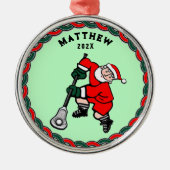 Lacrosse Christmas Collectible 2025 Metalen Ornament (Voorkant)