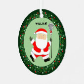 Lacrosse Christmas Collectible 2025 Metalen Ornament (Voorkant links)