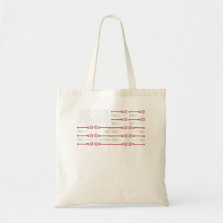Lacrosse Coach Badass Job Title US Flag Lacrosse F Tote Bag